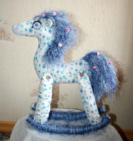 лошадка - качалка  45 см. (как пример)